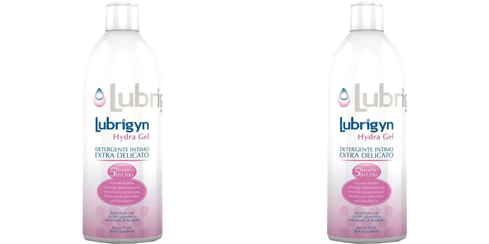 LUBRIGYN HYDRA GEL 400 ML Pack da 2