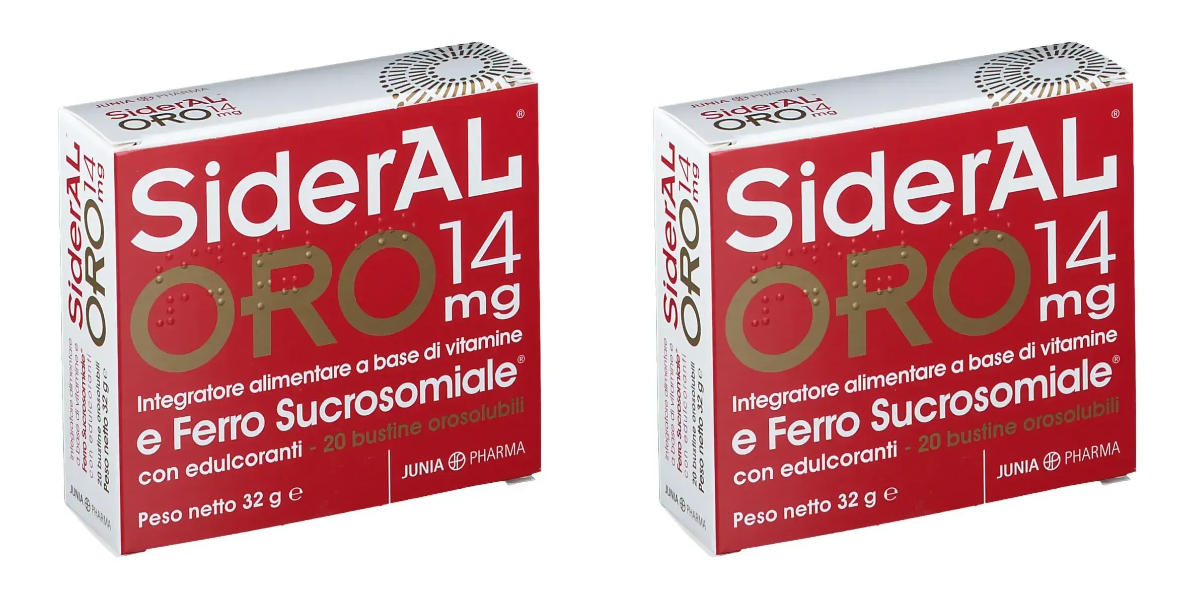 SIDERAL ORO 14 MG 20 BUSTINE Pack da 2