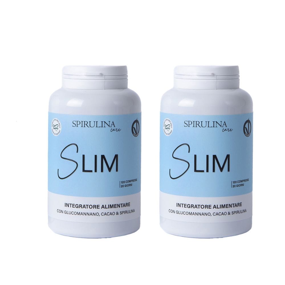 SPIRULINA CARE SLIM 120 COMPRESSE PACK X2