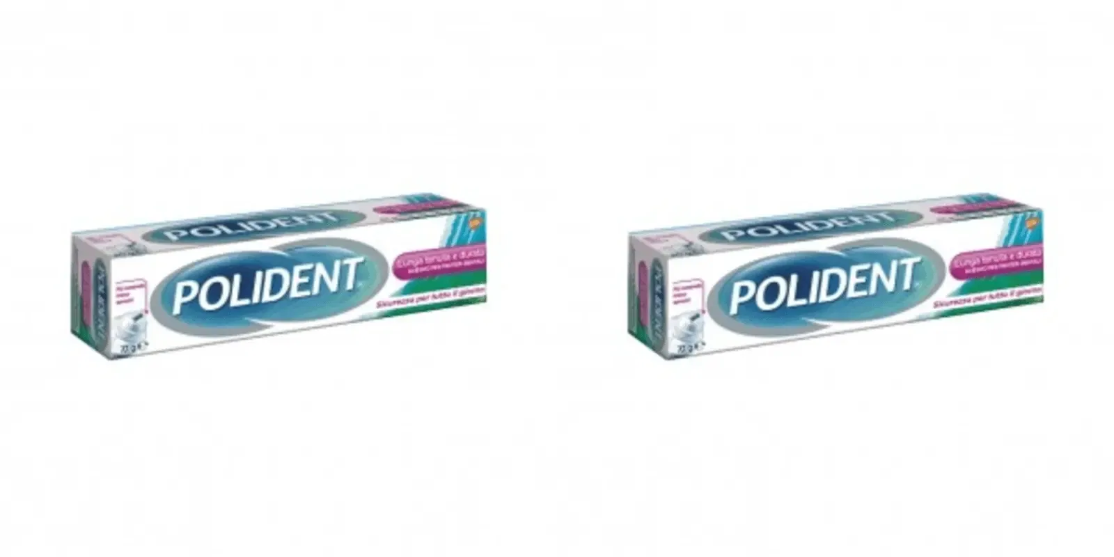 ADESIVO PROTESI DENTALI POLIDENT LUNGA TENUTA 70 G Pack da 2