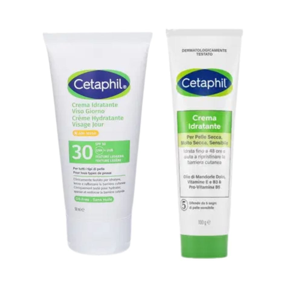 Cetaphil Crema Giorno SPF30 + Crema Idratante Pelle Secca