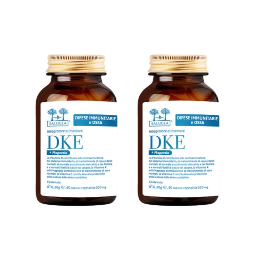 SALUGEA DKE + MAGNESIO 60 CAPSULE PACK X 2