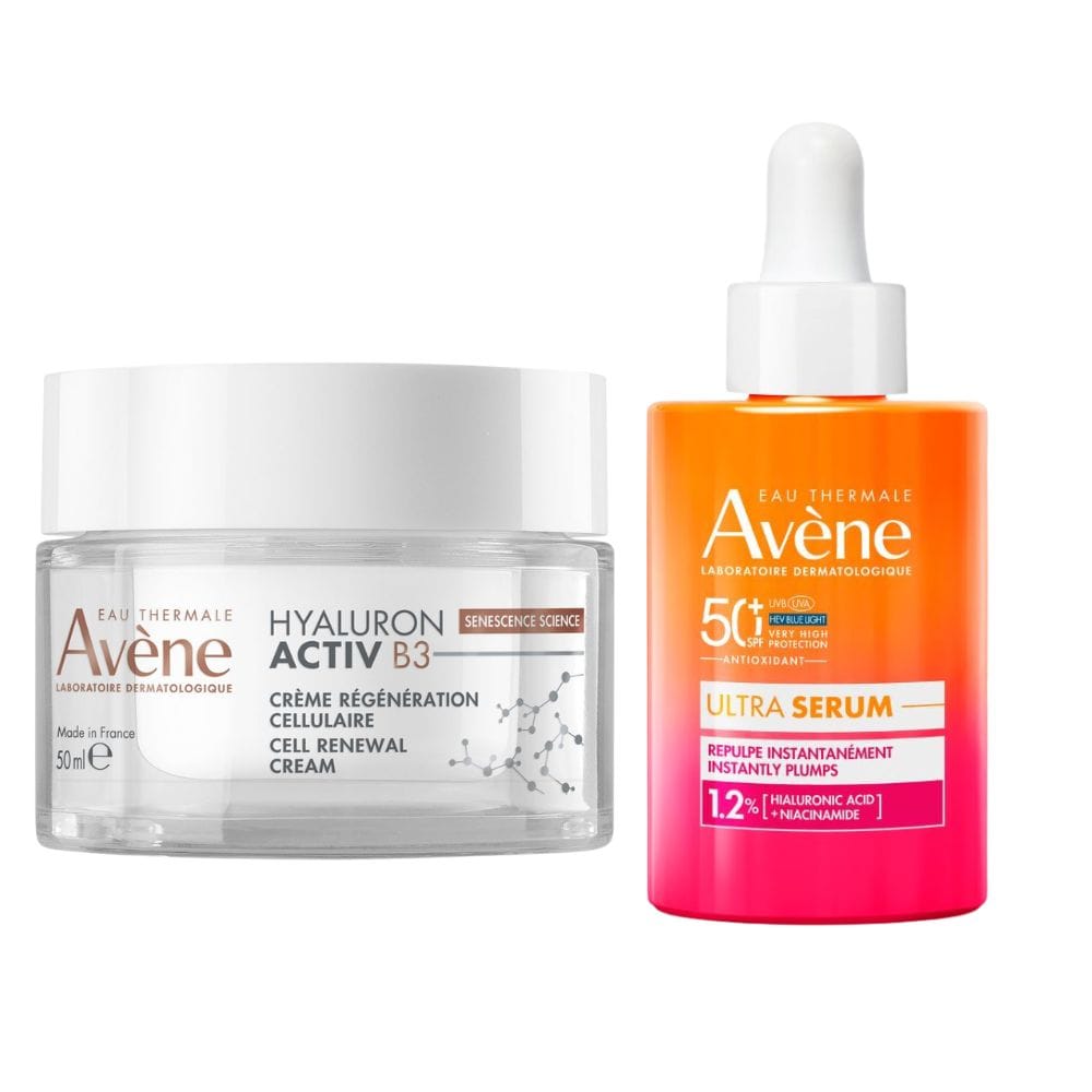 Avène Hyaluron Activ B3 Crema Rigenerante 50ml + Ultra Serum Acido Ialuronico e Niacinamide 