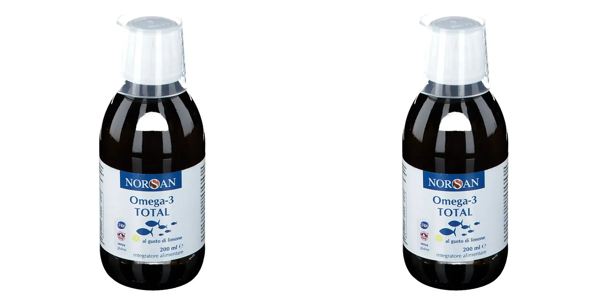 NORSAN OMEGA 3 TOTAL 200 ML GUSTO LIMONE Pack da 2