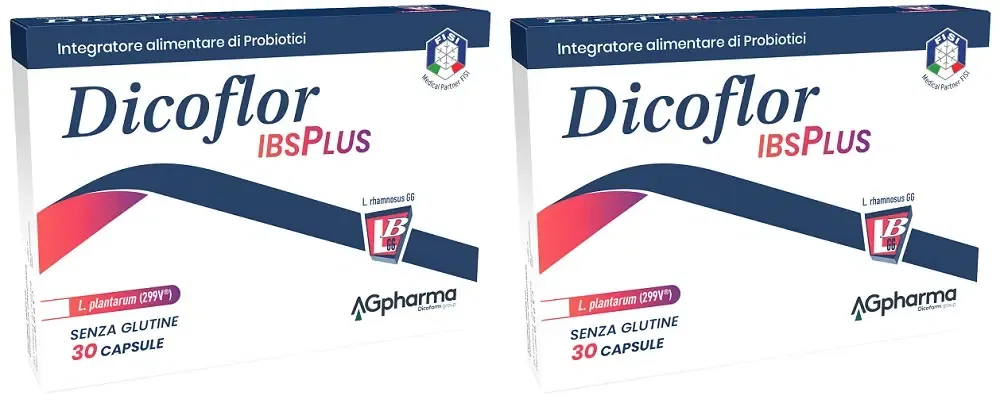 DICOFLOR IBSPLUS 30 CAPSULE Pack da 2