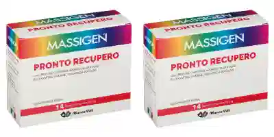 MASSIGEN PRONTO RECUPERO 14 BUSTINE 6 G Pack da 2