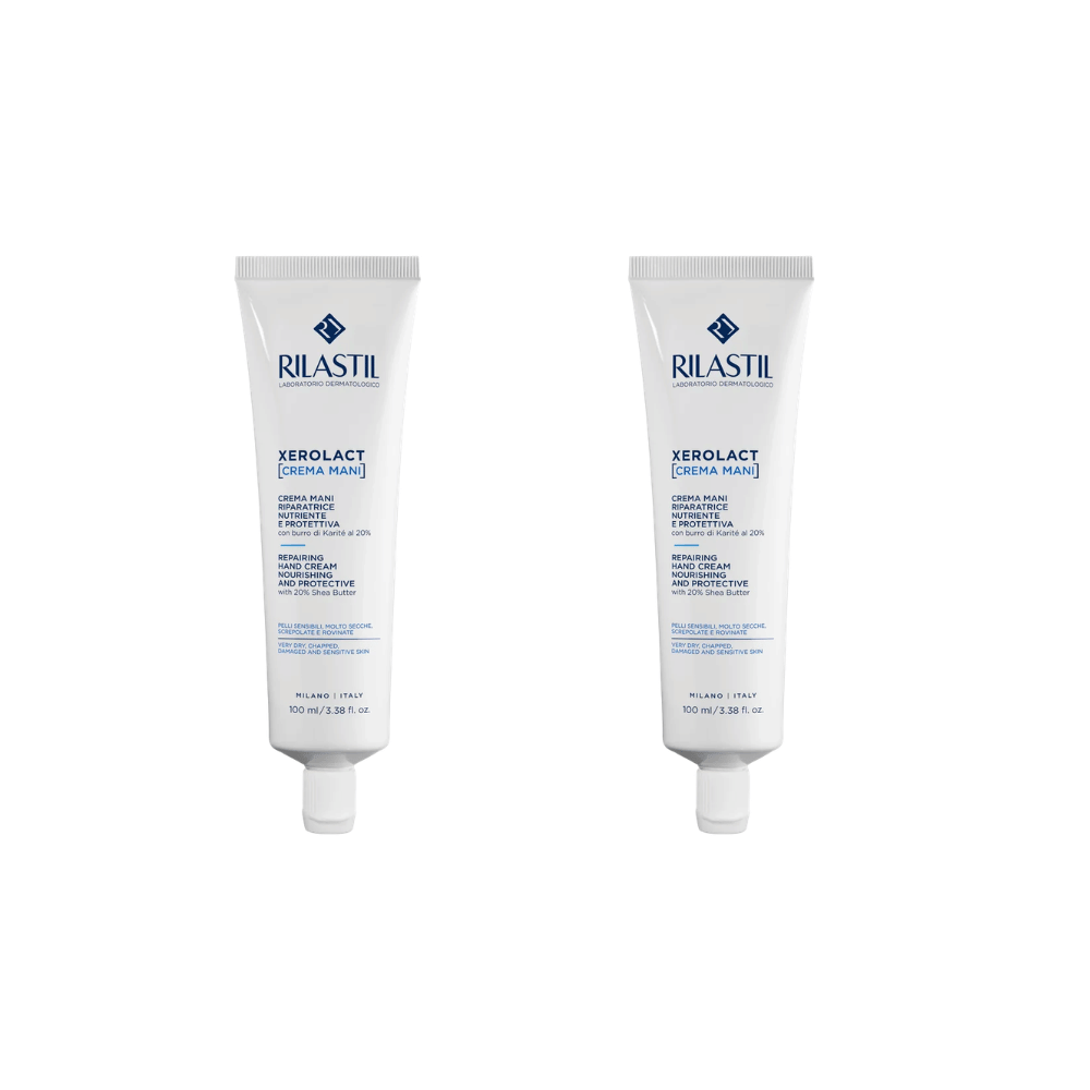 RILASTIL XEROLACT CREMA MANI NUTRIENTE E PROTETTIVA NUOVA FORMULA 30 ML Pack X2