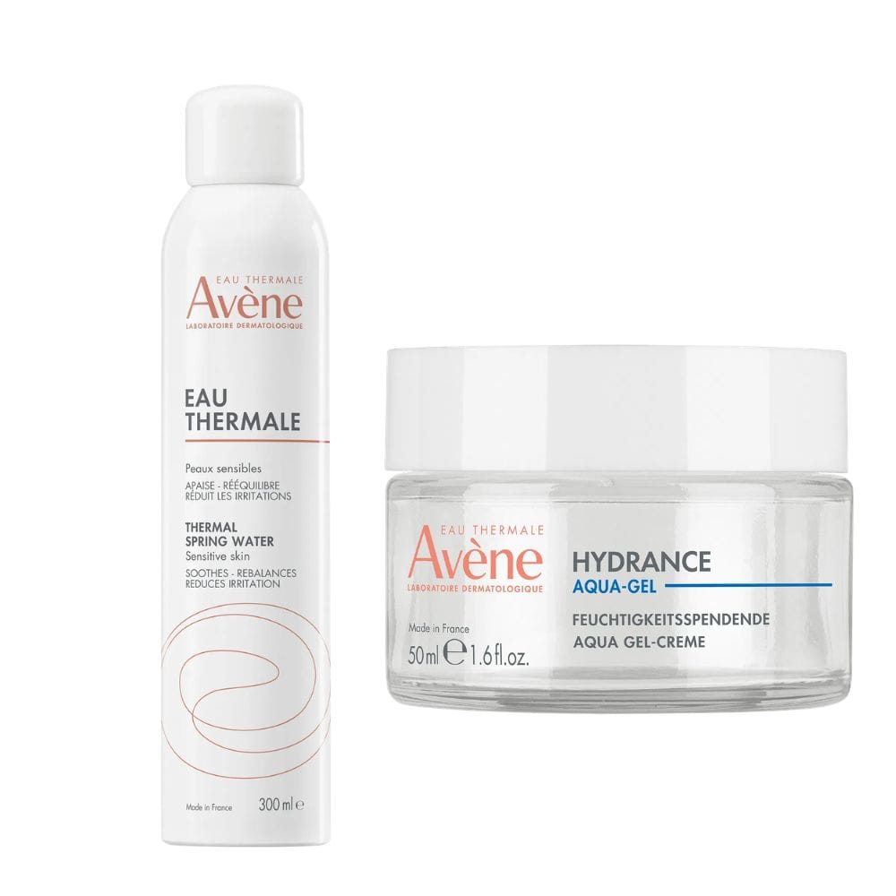 Avène Hydrance Aqua-Gel Crema Idratante 50ml + Acqua Termale Spray 300ml 