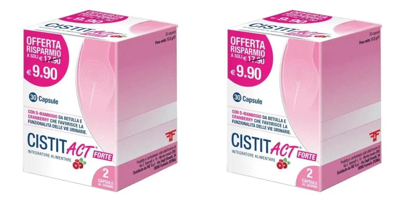 CISTIT ACT FORTE 30 CAPSULE Pack da 2
