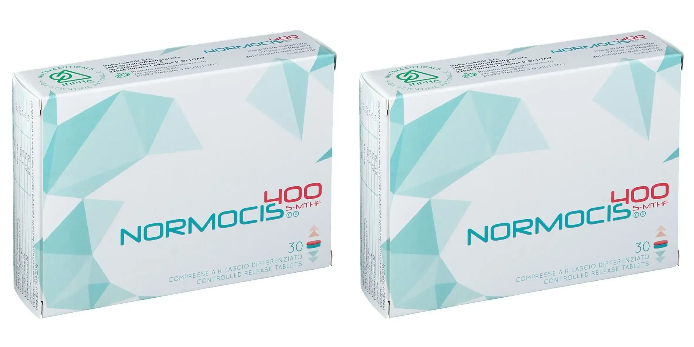NORMOCIS 400 30 COMPRESSE Pack da 2