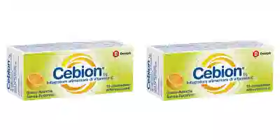 CEBION EFFERVESCENTE VIT C SENZA ZUCCHERO 10 COMPRESSE Pack da 2