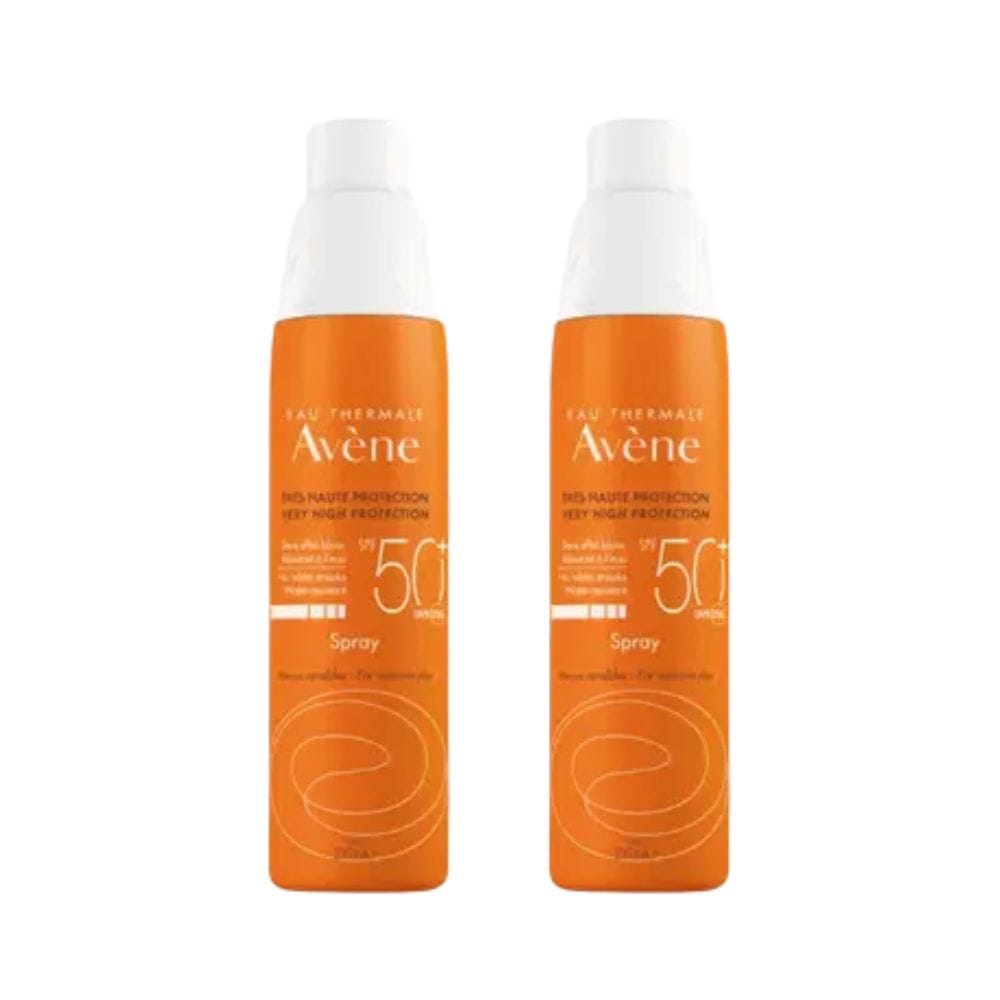 EAU THERMALE AVENE SOLARE SPRAY SPF 50 200 ML Pack X2