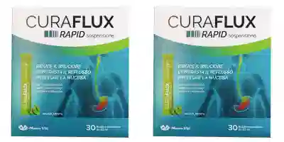 CURAFLUX RAPID SOSPENSIONE ORALE 30 BUSTINE Pack da 2
