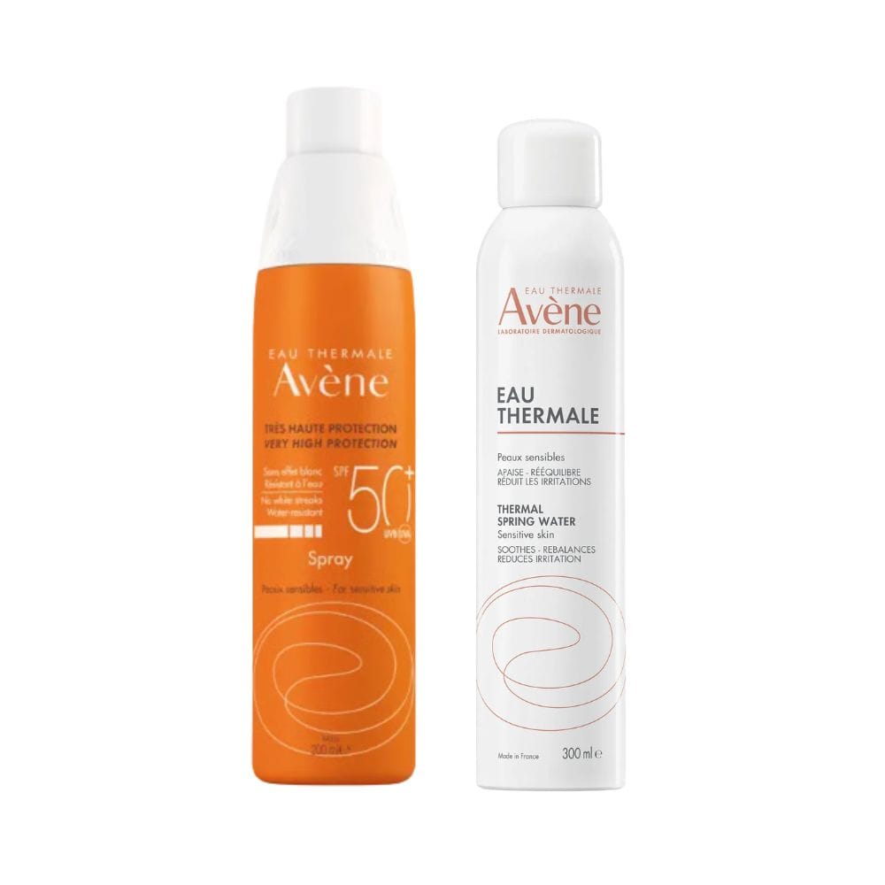 Avène Spray Solare SPF50+ 200ml + Acqua Termale Avène 300ml