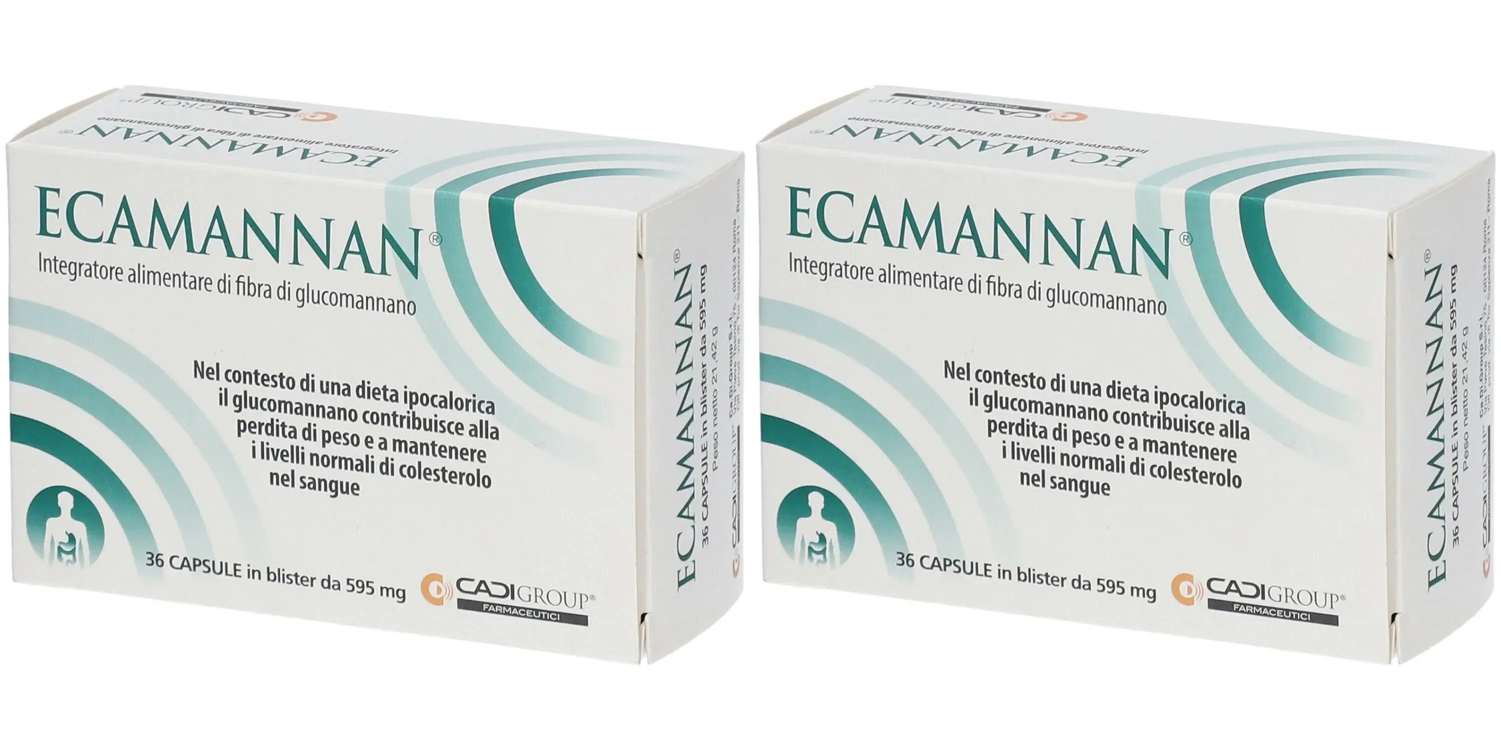ECAMANNAN 36 CAPSULE 500 MG Pack da 2