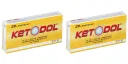 KETODOL 20 compresse 25 mg + 200 mg Pack da 2