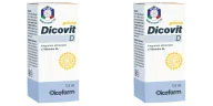 DICOVIT D VITAMINA D3 7,5 ML Pack da 2