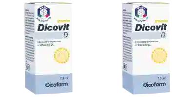 DICOVIT D VITAMINA D3 7,5 ML Pack da 2