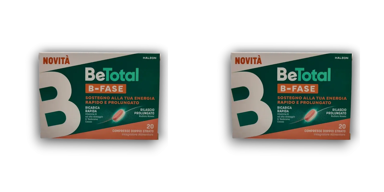 BE-TOTAL B FASE 20 COMPRESSE Pack da 2