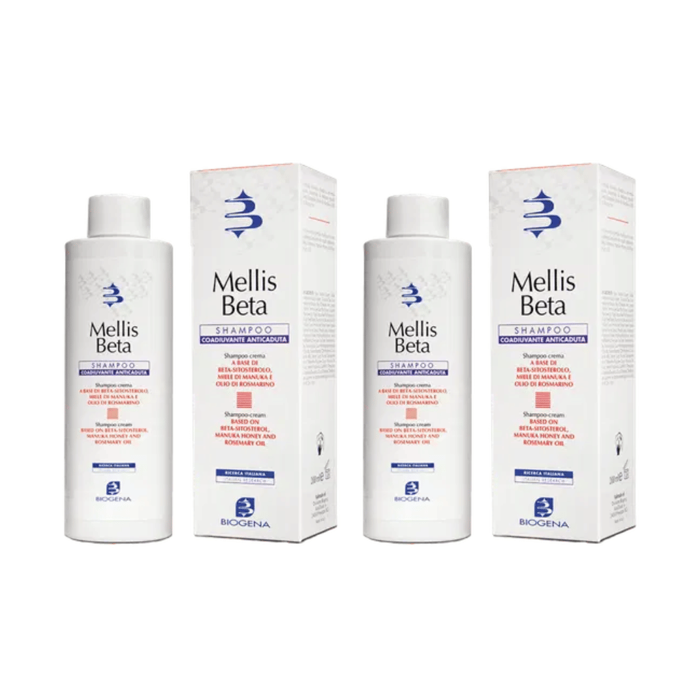 Shampoo Mellis Beta Anticaduta per capelli fragili 200 ml Pack X2