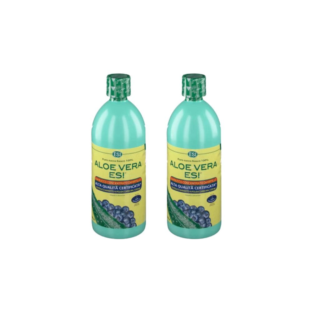 ESI ALOE VERA SUCCO MIRTILLO PACK X2