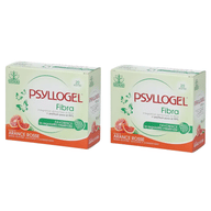 Integratore Psyllogel Fibra Arance Rosse, 20 bustine Pack X2