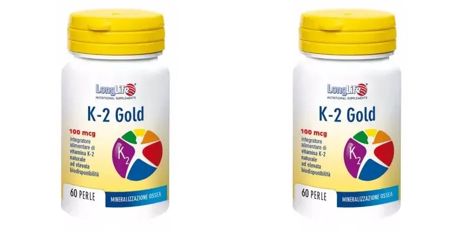 LONGLIFE K-2 GOLD 60 PERLE Pack da 2