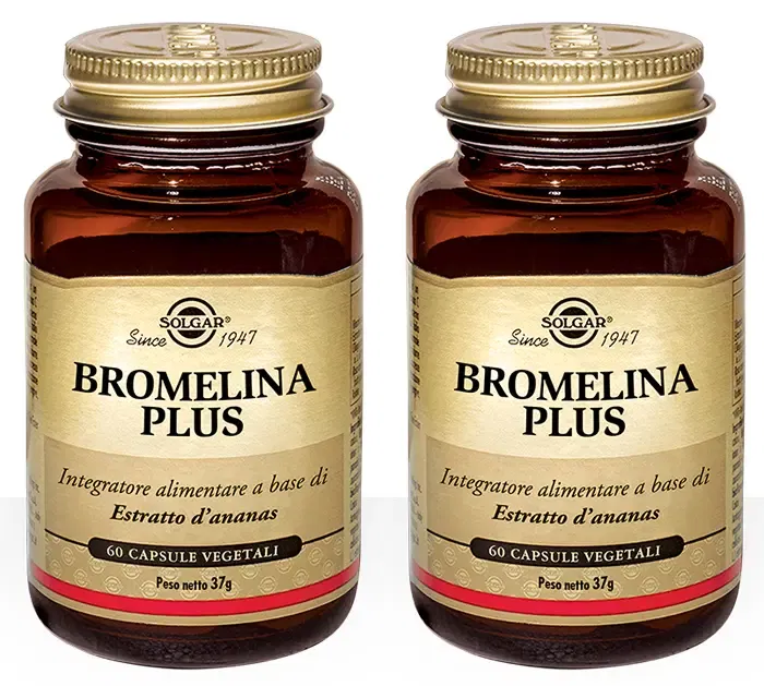 BROMELINA PLUS 60 CAPSULE Pack da 2