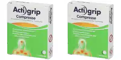 ACTIGRIP 12 compresse 60 mg + 2,5 mg + 500 mg Pack da 2