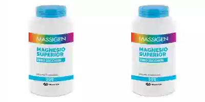 MASSIGEN MAGNESIO SUPERIOR ZERO ZUCCHERI 300 G Pack da 2