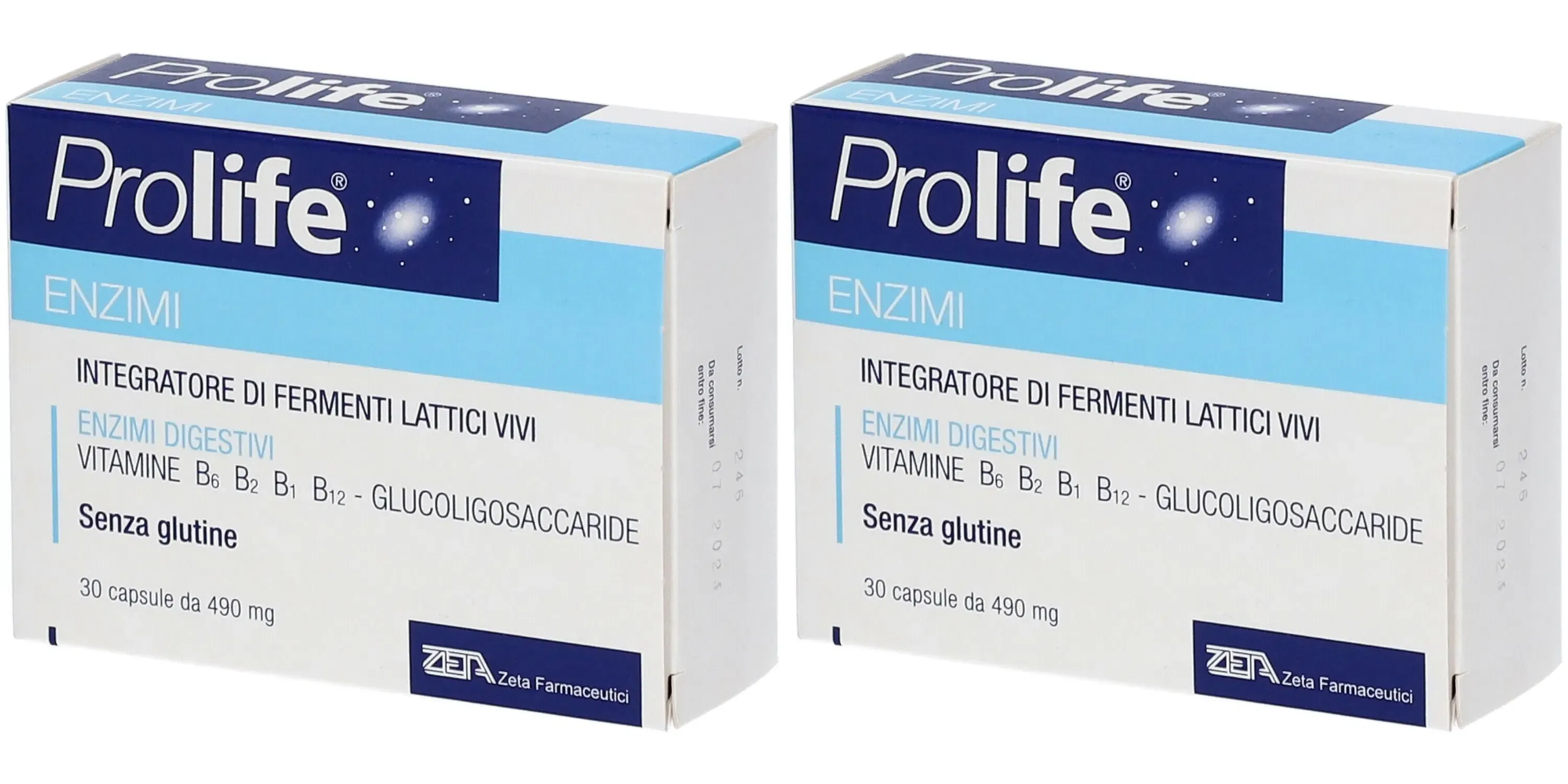PROLIFE ENZIMI 30 CAPSULE Pack da 2
