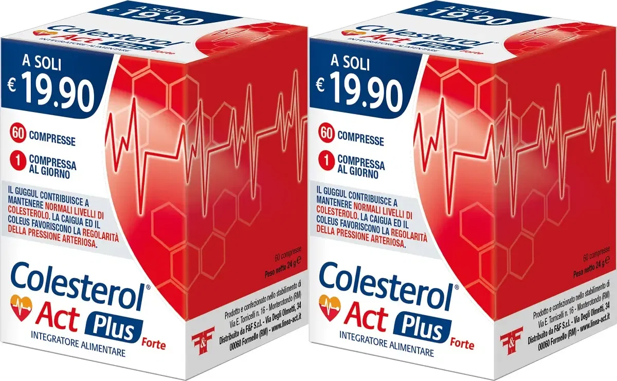 COLESTEROL ACT PLUS FORTE 60 COMPRESSE Pack da 2