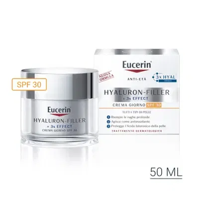 EUCERIN HYALURON-FILLER + 3X EFFECT CREMA GIORNO SPF30 + RICARICA