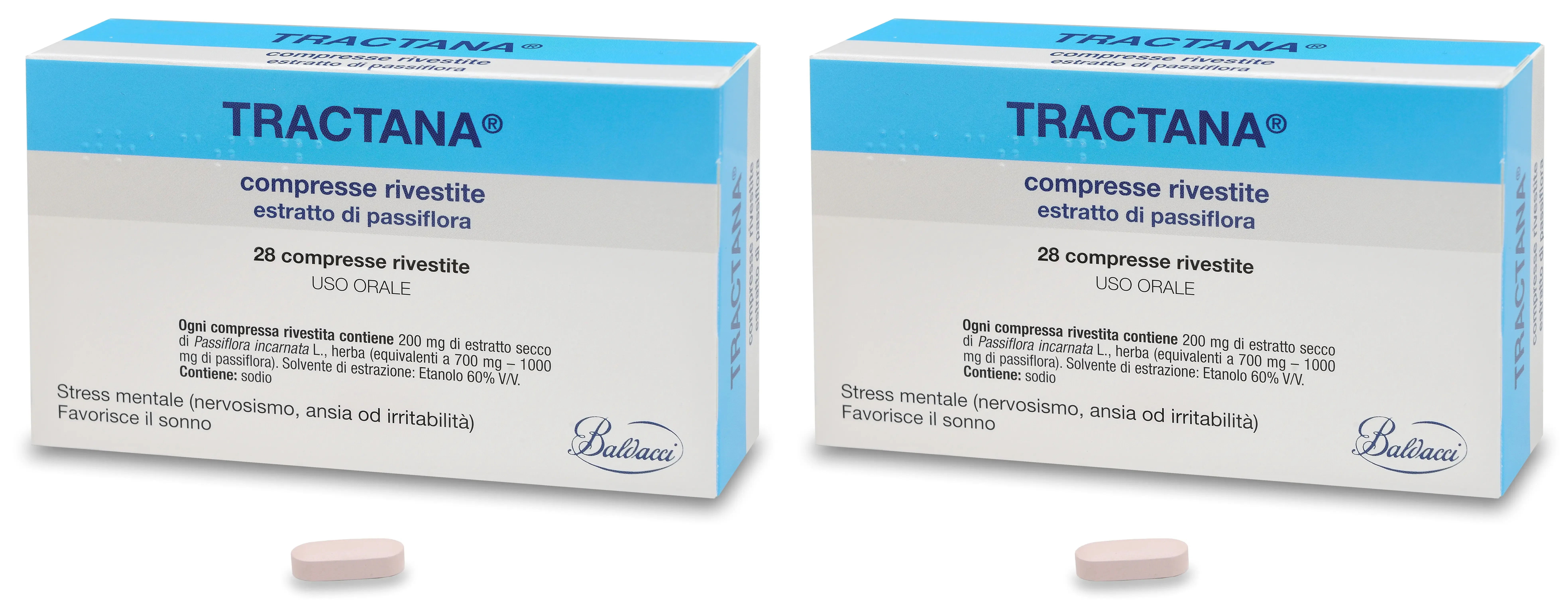 TRACTANA 28 compresse rivestite 200 mg Pack da 2