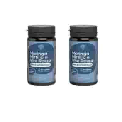 Integratore Microcircolo Moringa e Mirtillo 60 Capsule Pack X2