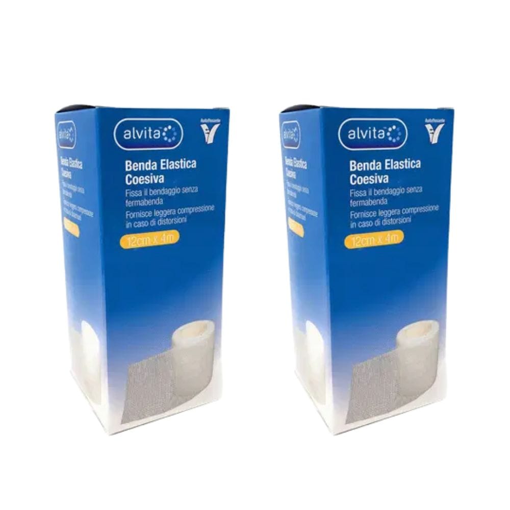 Benda Elastica Autoadesiva 12x4cm Pack X2