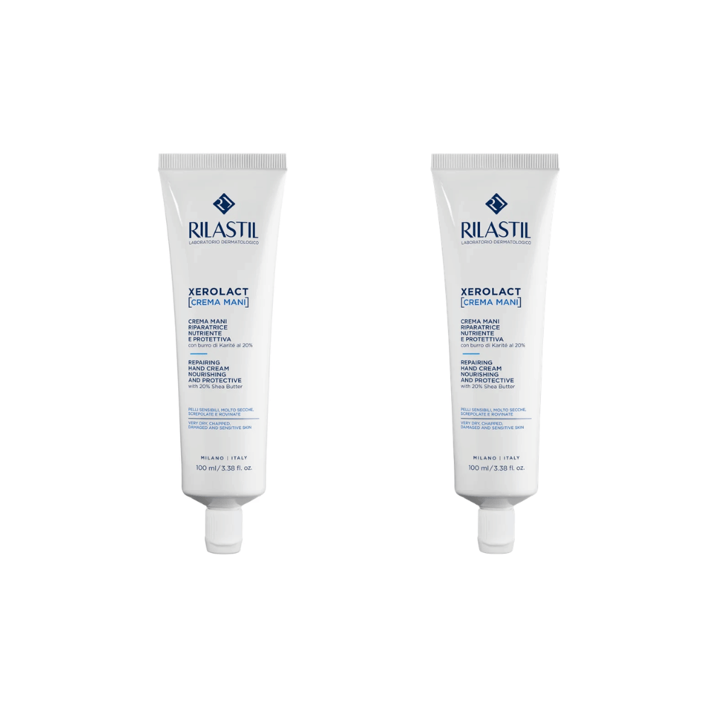 RILASTIL XEROLACT CREMA MANI 100 ML NUOVA FORMULA Pack X2