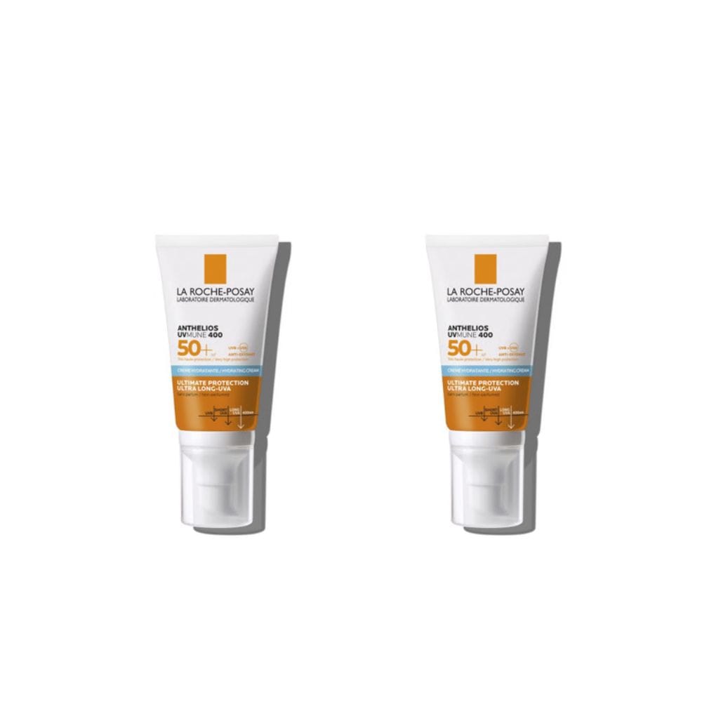 ANTHELIOS UVMUNE CREMA IDRATANTE SPF50+ SENZA PROFUMO 50 ML Pack X2