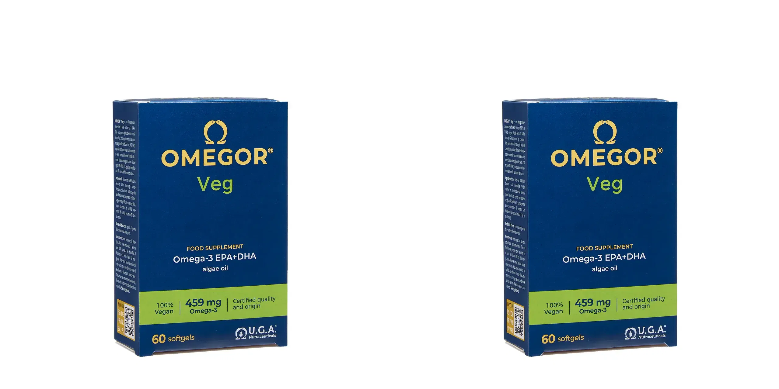 OMEGOR VEG 60 CAPSULE Pack da 2