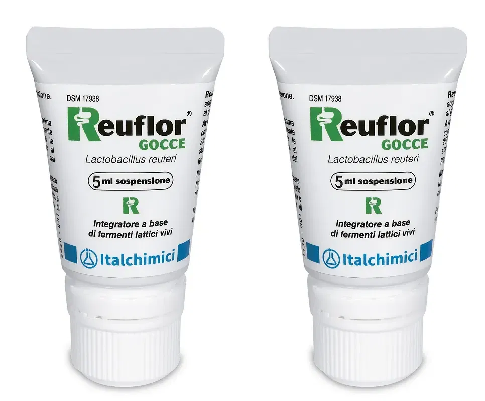 REUFLOR GOCCE 5 ML Pack da 2