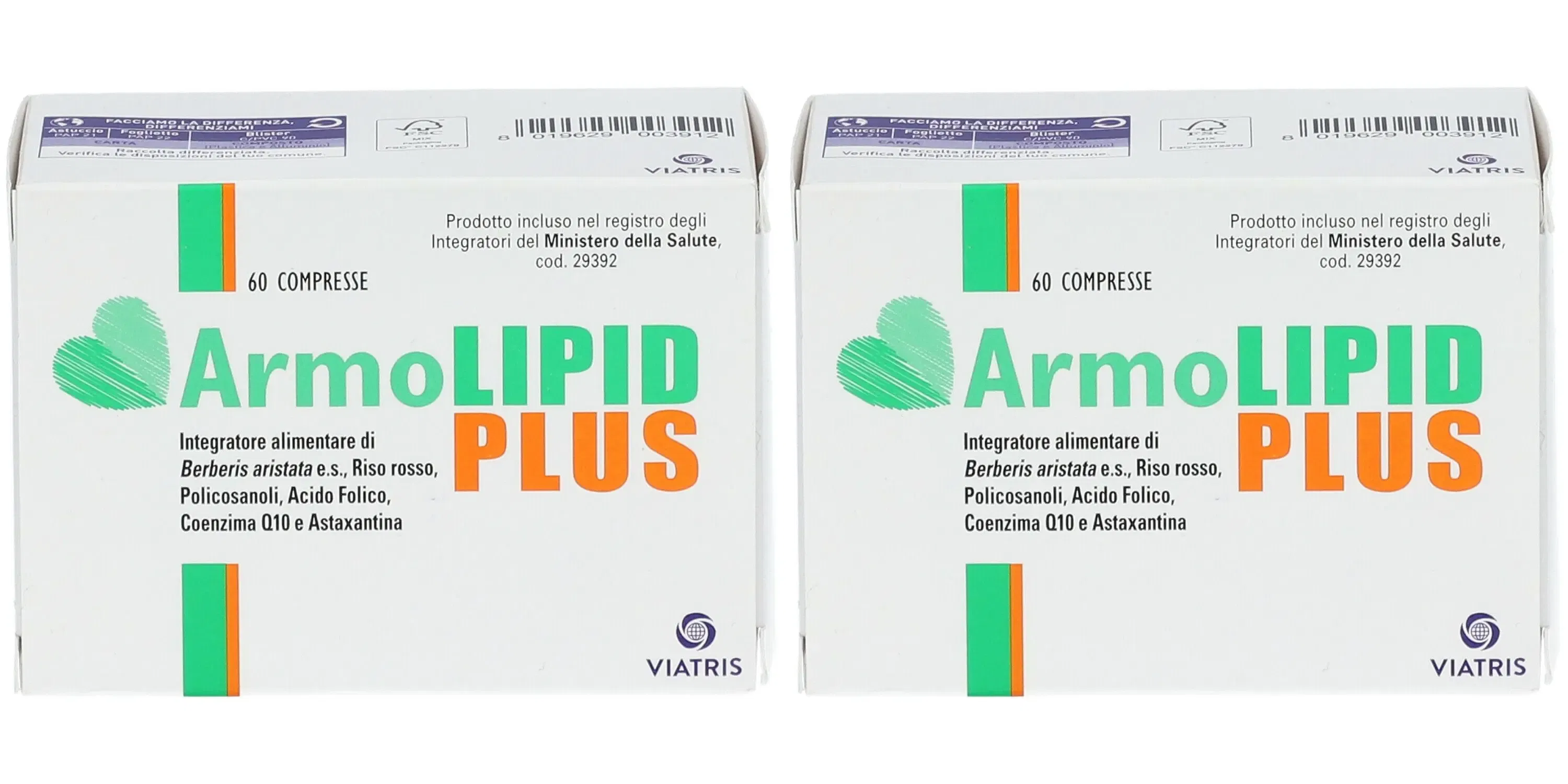 ARMOLIPID PLUS 60 COMPRESSE Pack da 2