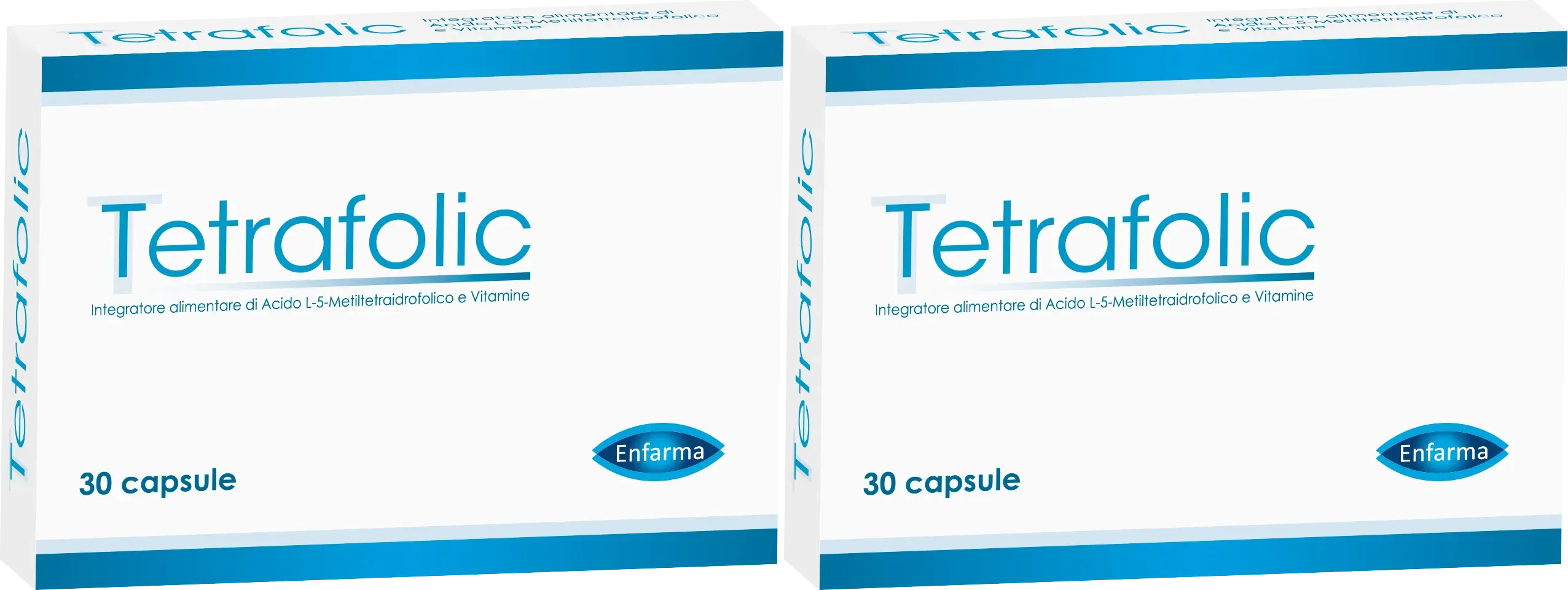 TETRAFOLIC 30 CAPSULE Pack da 2