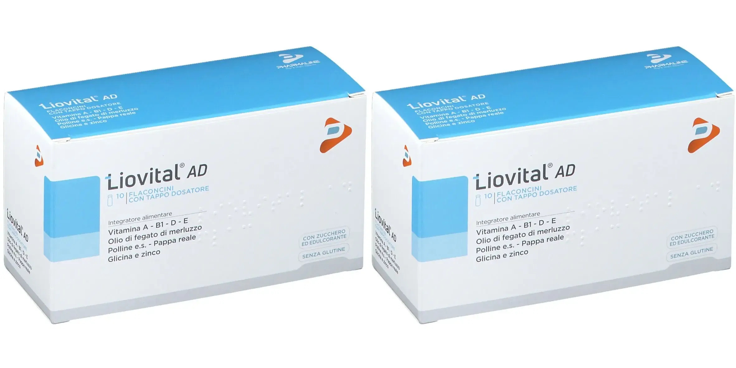 LIOVITAL AD 10 FLACONCINI DA 10 ML Pack da 2