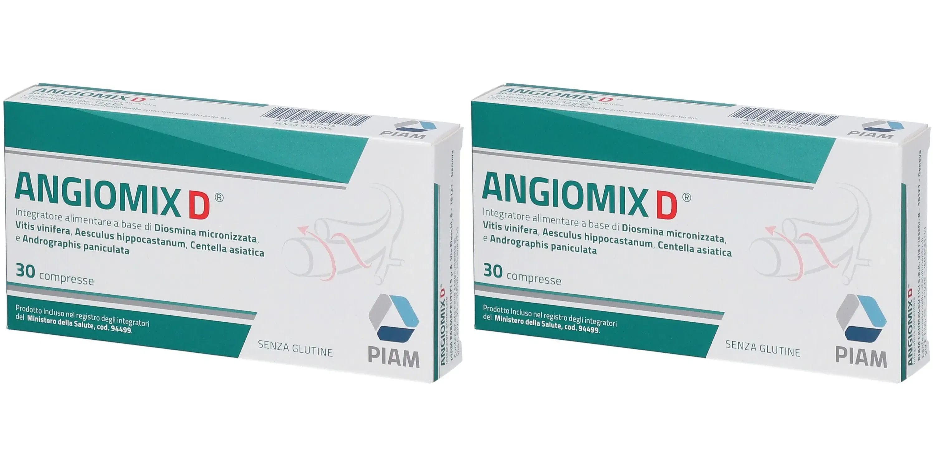 ANGIOMIX D 30 COMPRESSE Pack da 2