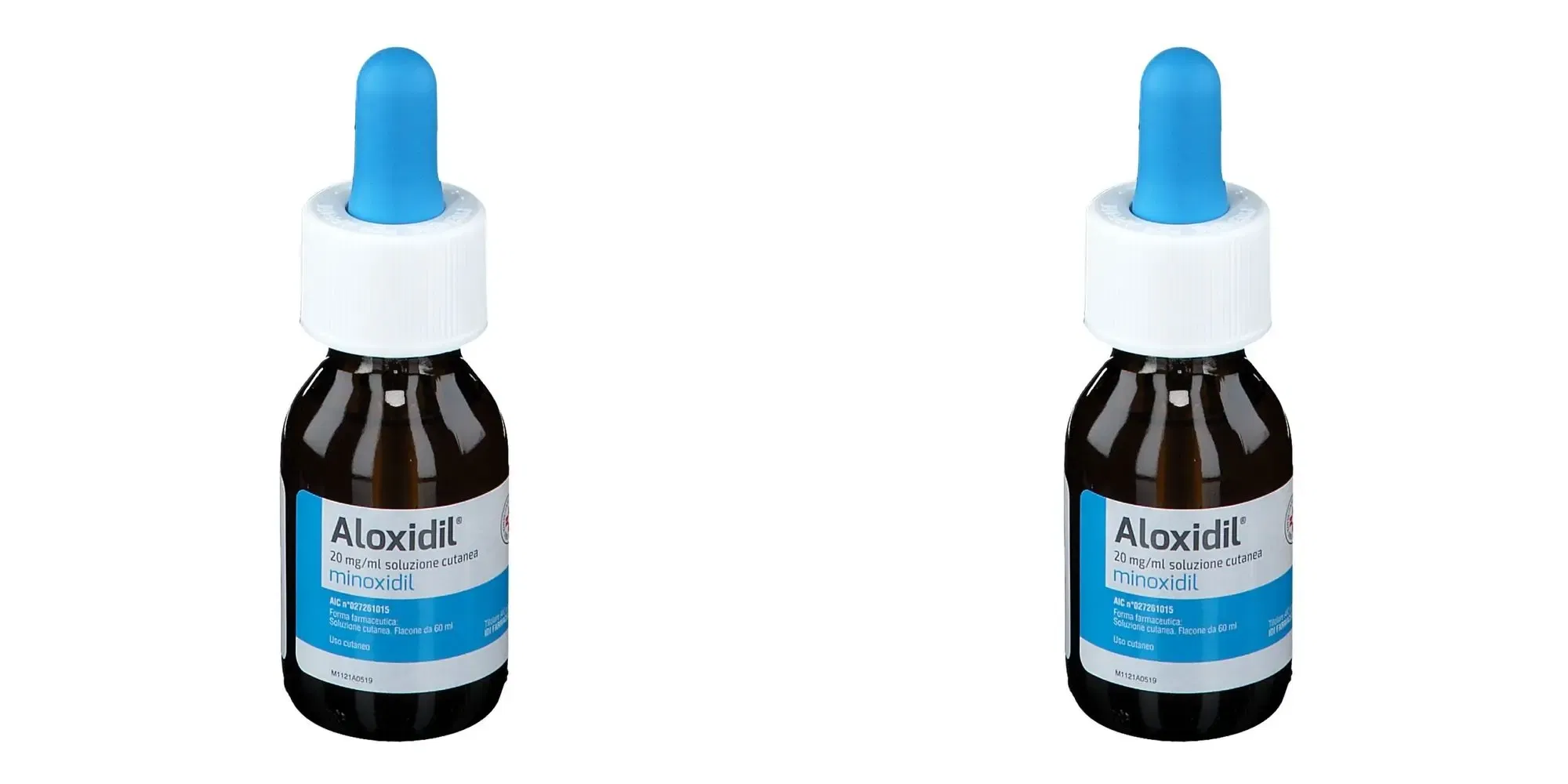 ALOXIDIL soluzione cutanea 60 ml 20 mg/ml Pack da 2