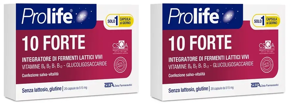 ZETA FARMACEUTICI  PROLIFE 10 FORTE 20 CAPSULE Pack da 2