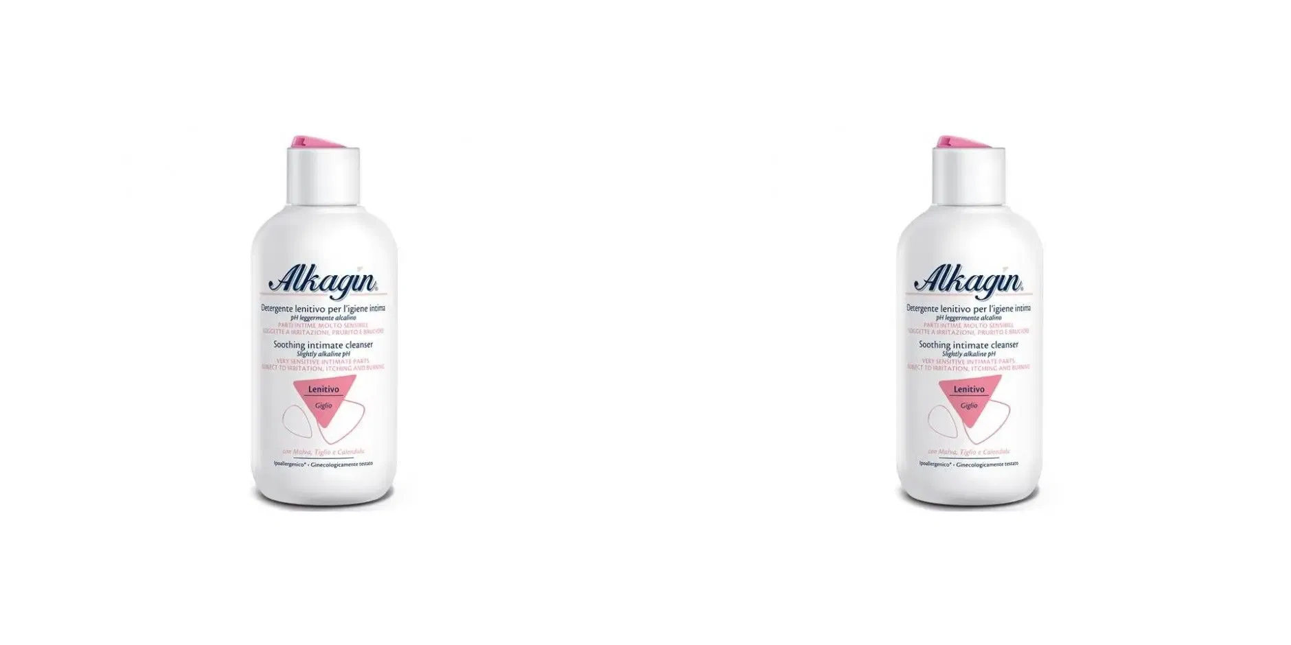 ALKAGIN DETERGENTE INTIMO LENITIVO ALCALINO 400 ML Pack da 2