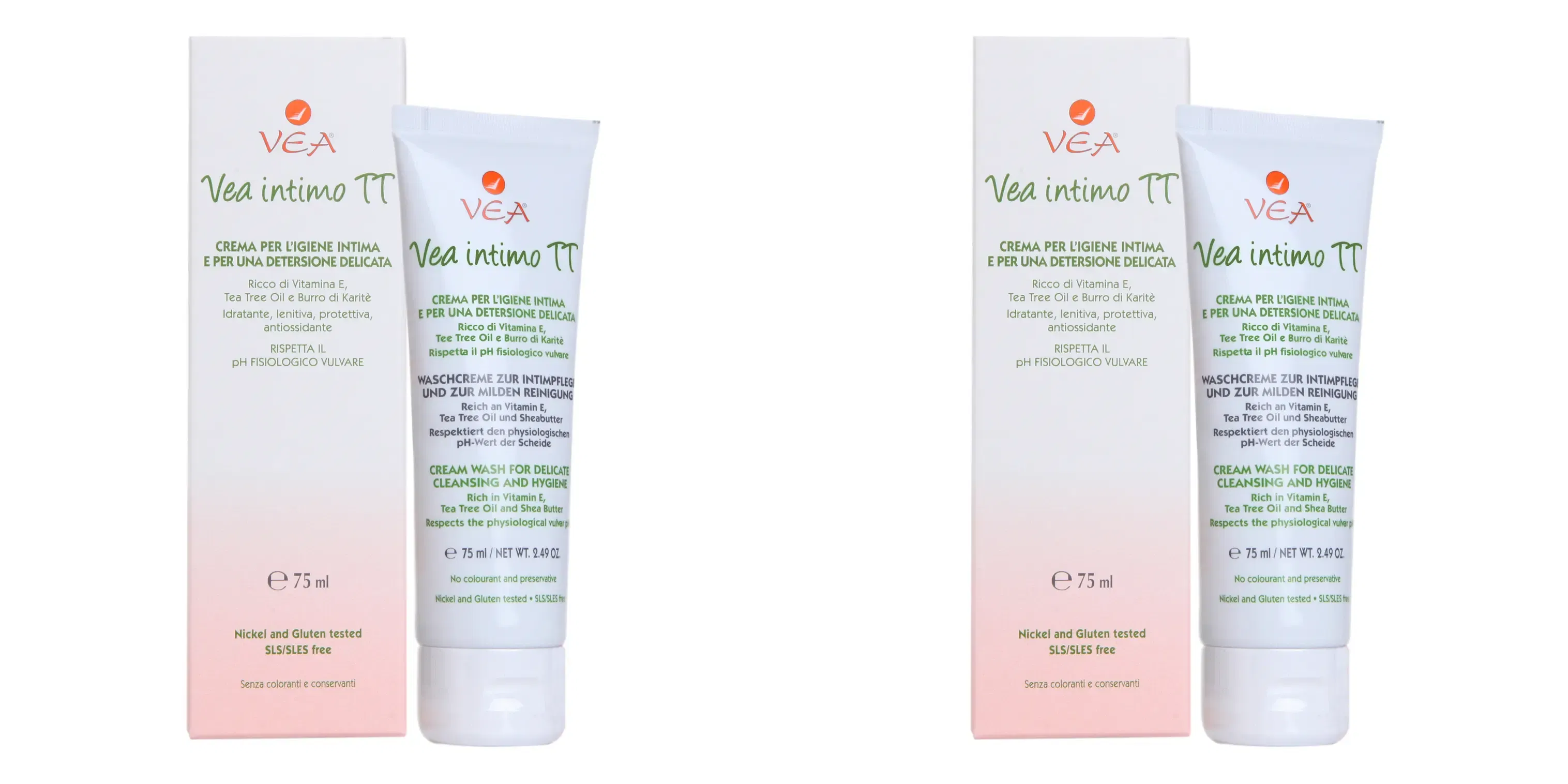 VEA INTIMO TT CREMA IGIENE INTIMA Pack da 2