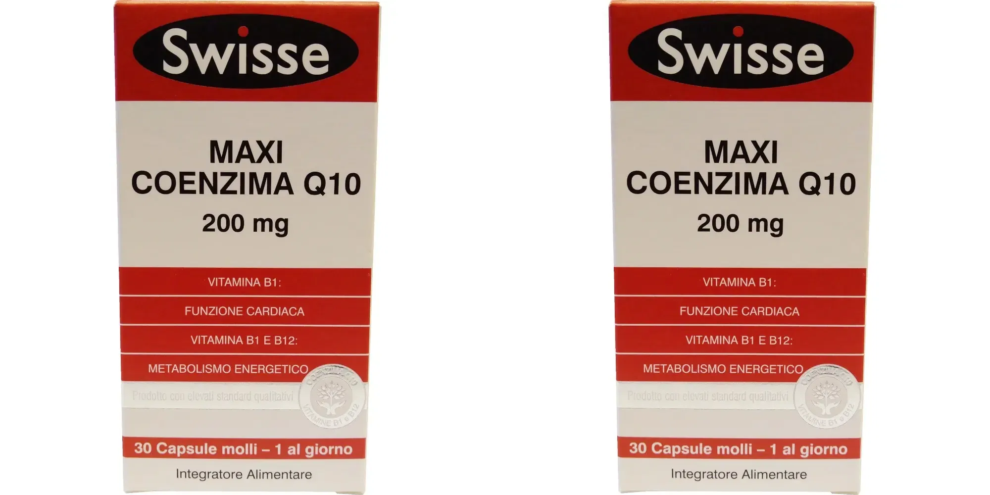 SWISSE MAXI COENZIMA Q10 200 MG 30 CAPSULE Pack da 2
