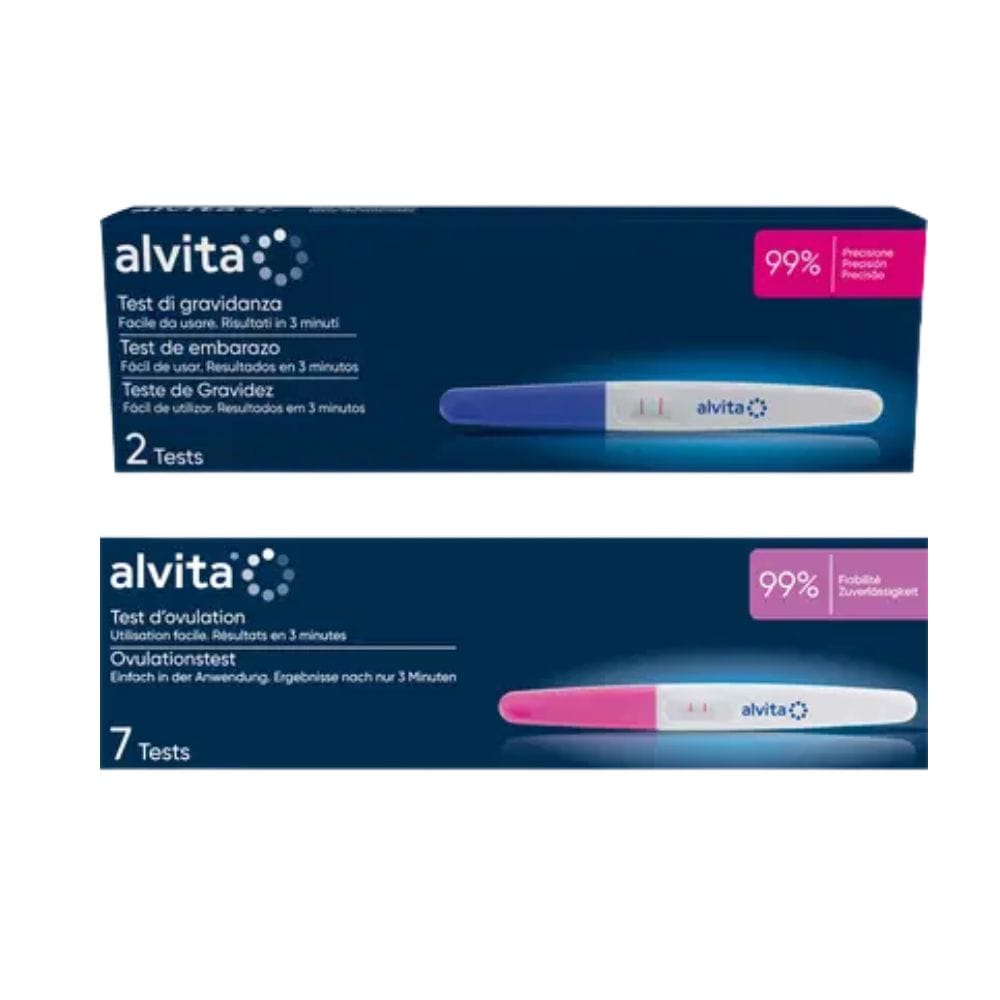 Alvita Kit Fertilità con Test Ovulazione e Test Gravidanza